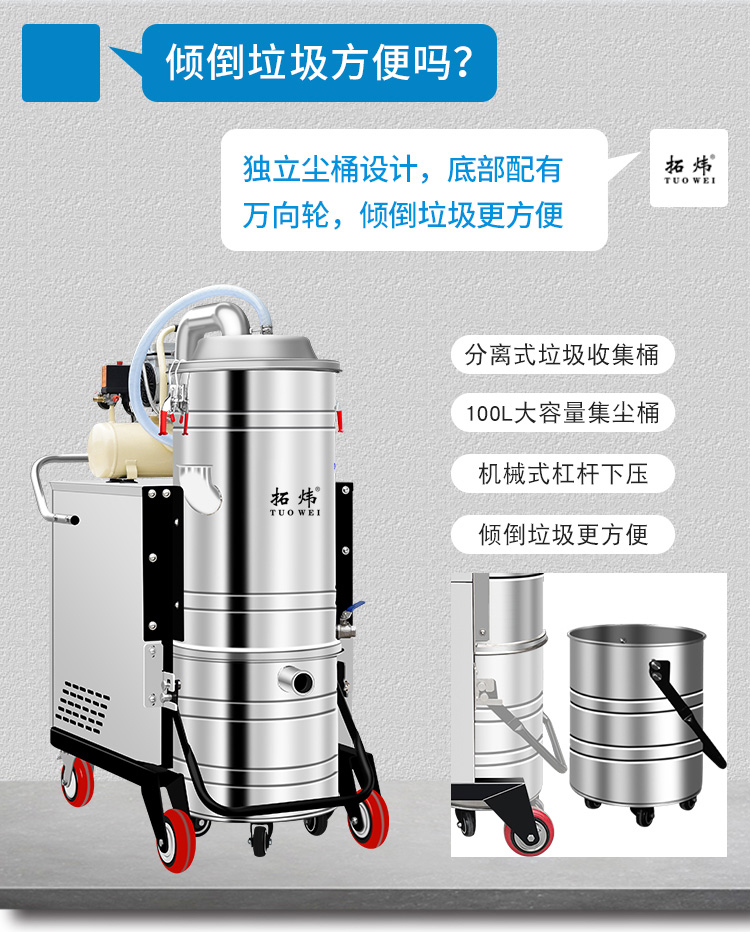 拓煒耐高溫工業吸塵器TW-751GW(圖11)